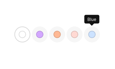 Color swatches